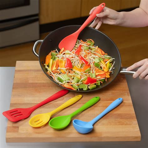 Silicone Cooking Utensils Set .